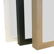 Frames in White, Black and Oak
