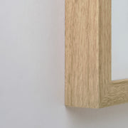 Close up of Frame Corner Oak