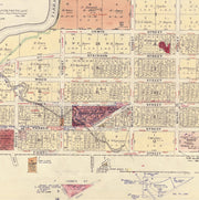 A 1921 vintage map print of Templestowe, Bulleen, Victoria, showing early roads, parish boundaries, and the Yarra River landscape before suburban development.