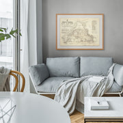 1910 vintage map of Kempsey, NSW showing the Macleay River district, early settlement boundaries, and parish divisions in detailed historic cartographic style.