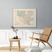 Vintage Map Print of Randwick and Eastern suburbs cirac 1892, Sydney 