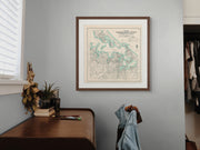 1929 survey map of Tauranga showing harbour contours, early districts, and coastal details.