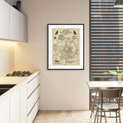 Vintage street map of Wagga Wagga, NSW, circa 1922, showing early streets, public buildings, and undeveloped land