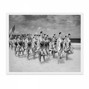 BONDI BEACH: Captivating Vintage Photo Prints Collection 1950's - Set of 6 Black and White Photos image 3 Life Saversfrom Curat'd Walls