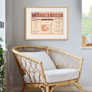 Carnegie: Historic Real Estate Print 1886