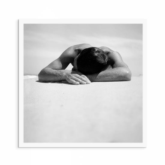 1938 Sunbaker Photograph | Vintage Australian Black & White Photography Print
