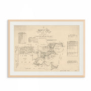 1916 vintage map of Eden, NSW, featuring historic coastal landmarks, wharfs, and maritime routes; a detailed antique print showcasing Australia's maritime heritage and early port town layout, perfect for lovers of vintage Australian maps and coastal wall art.