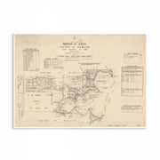 1916 vintage map of Eden, NSW, featuring historic coastal landmarks, wharfs, and maritime routes; a detailed antique print showcasing Australia's maritime heritage and early port town layout, perfect for lovers of vintage Australian maps and coastal wall art.