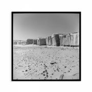 Set of four 1950s black and white photo prints of Austinmer beach, South Coast NSW, featuring natural landscapes and minimal coastal composition